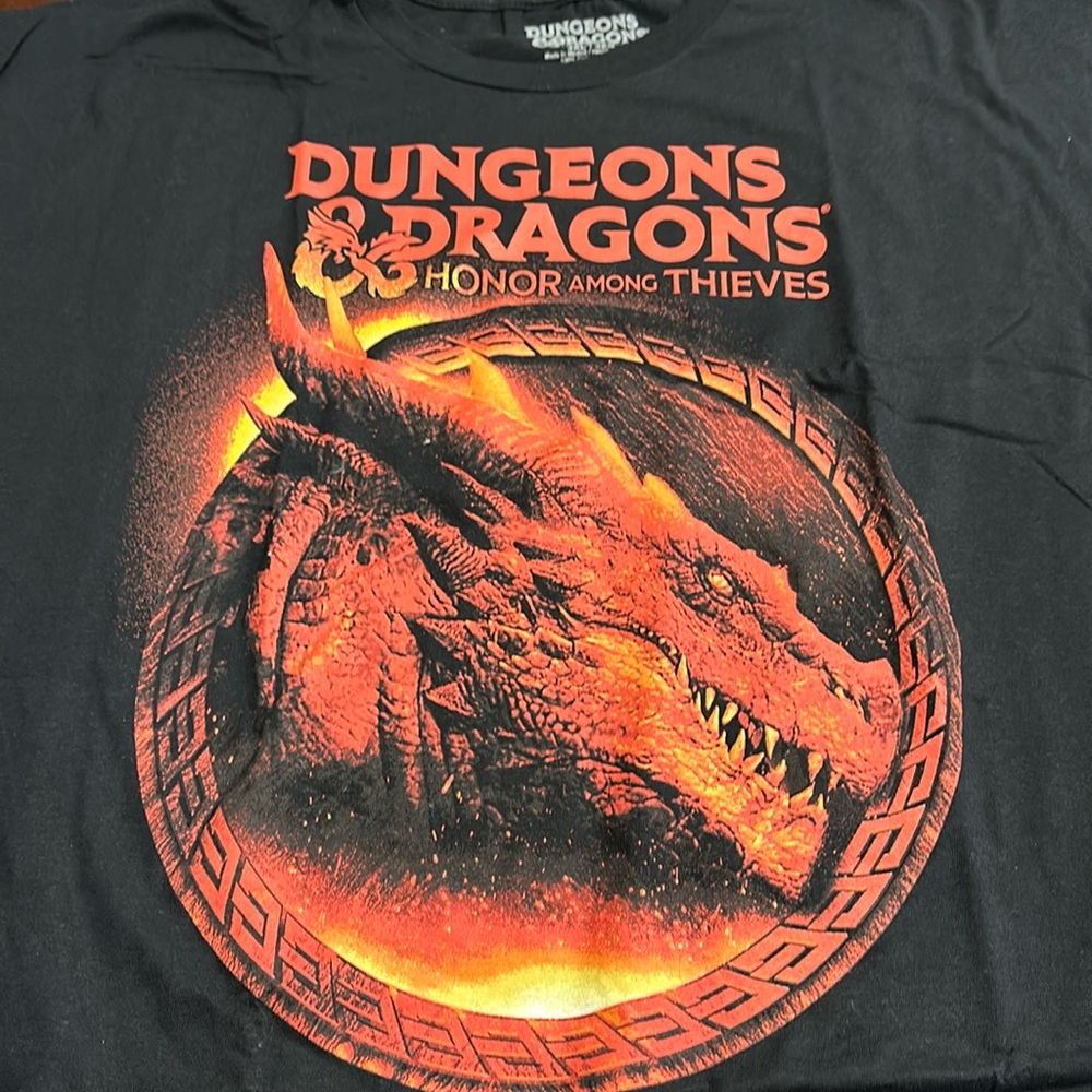 Dungeons and Dragons Honor Among Thieves Black  T Shirt Men's Size 3XL